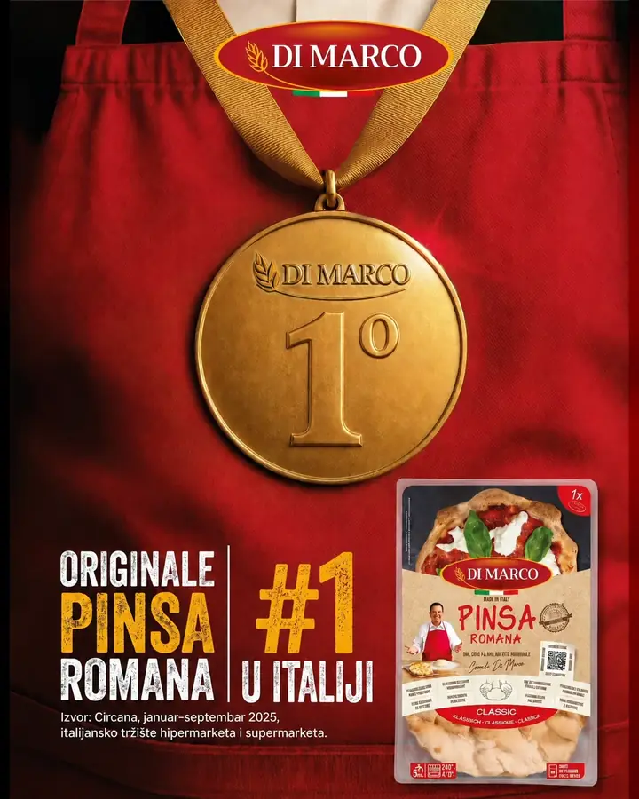 Di Marco Originale Pinsa Romana međunarodno priznanje